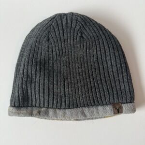 Hot Shot Gray Camo Realtree Women's Ribbed Knit‎ Reversible Beanie Hat Free Ship